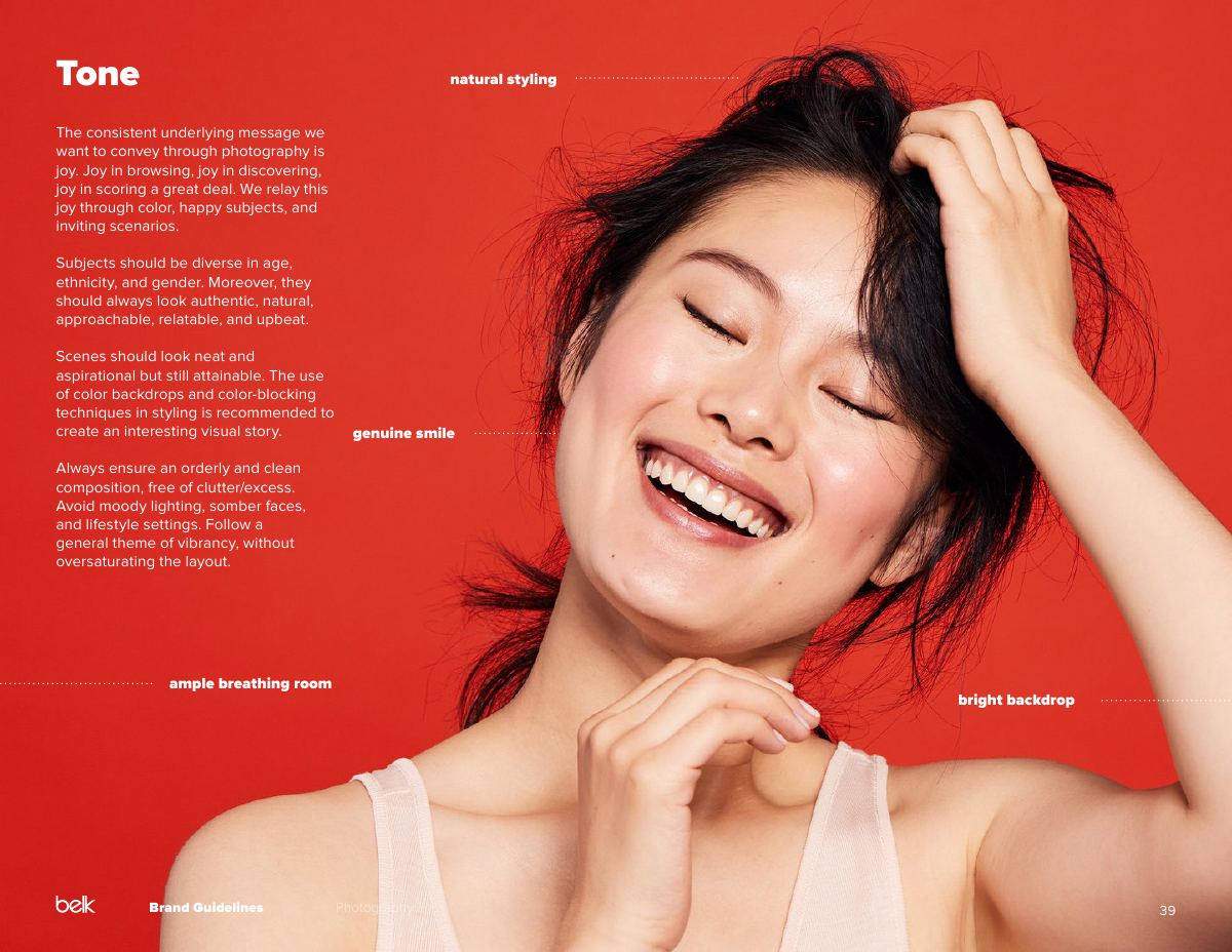 Guidelines: photography